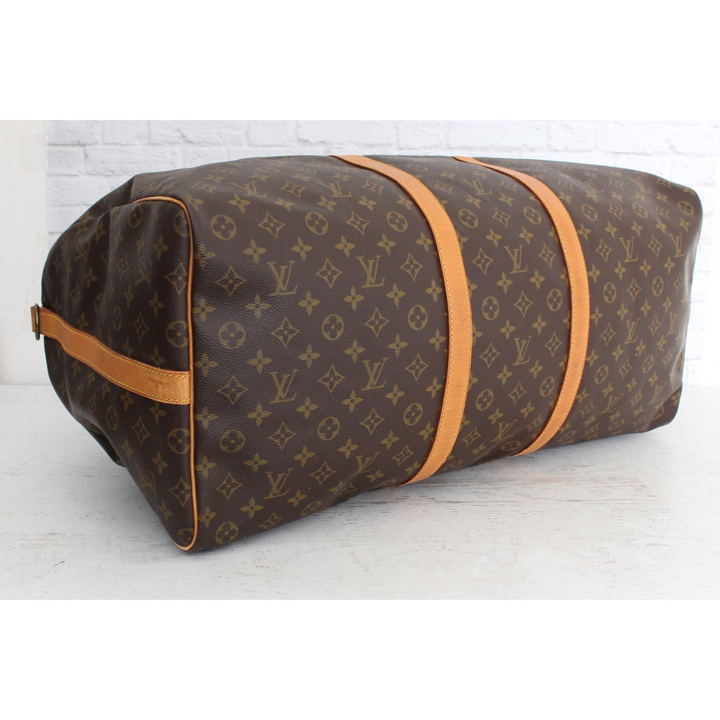 Louis Vuitton Keepall 60 Bandouliere Monogram Duffle Luggage Travel