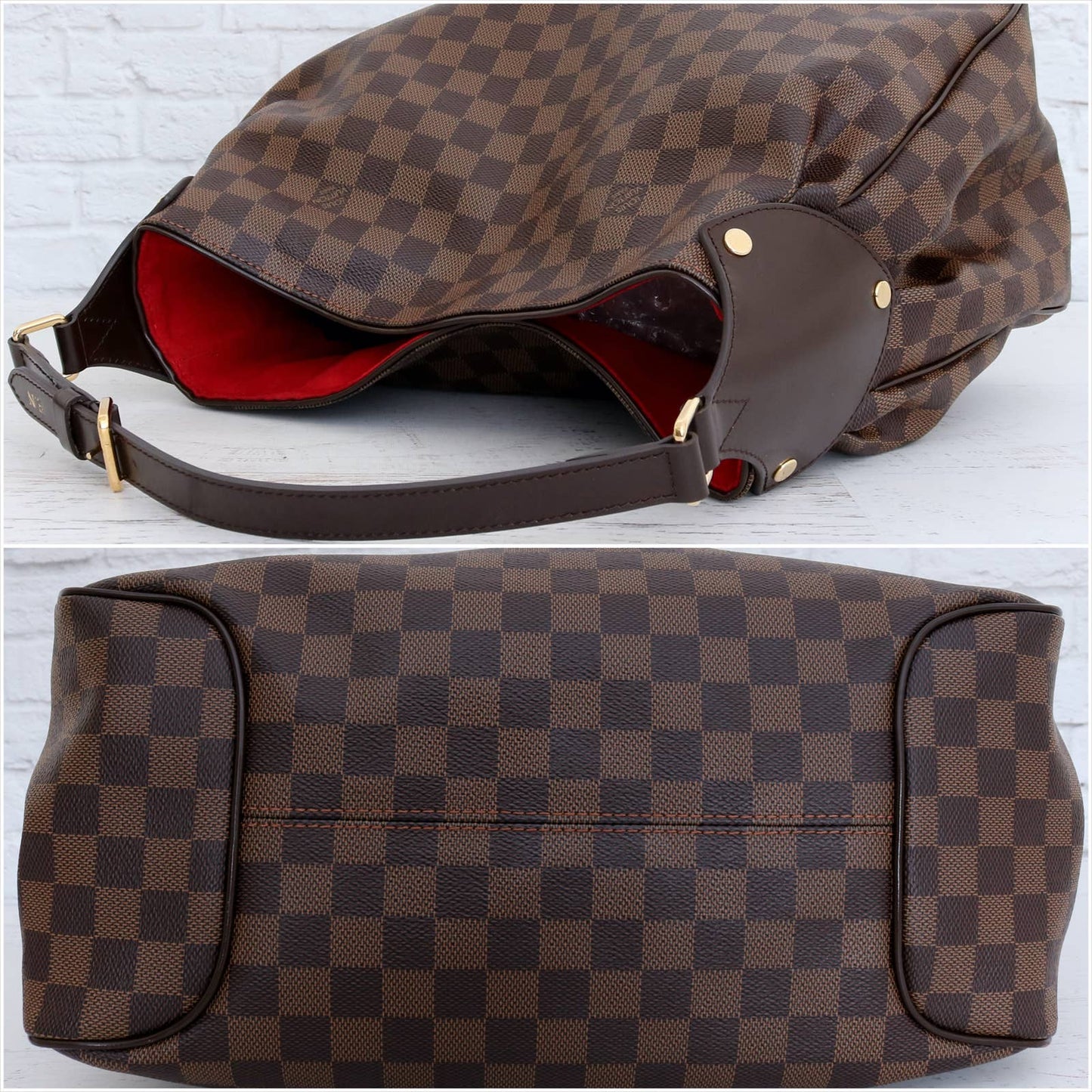 Louis Vuitton Regia Damier Ebene Tote Shoulder Bag