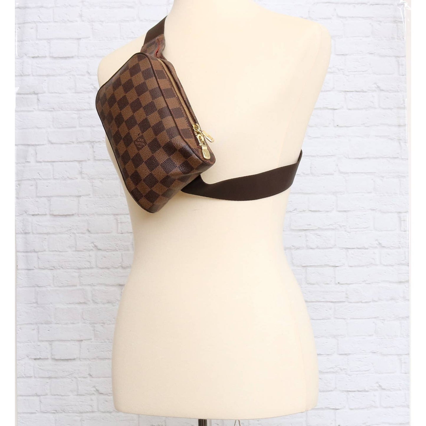 Louis Vuitton Geronimos Damier Ebene Sling Waist Bumbag