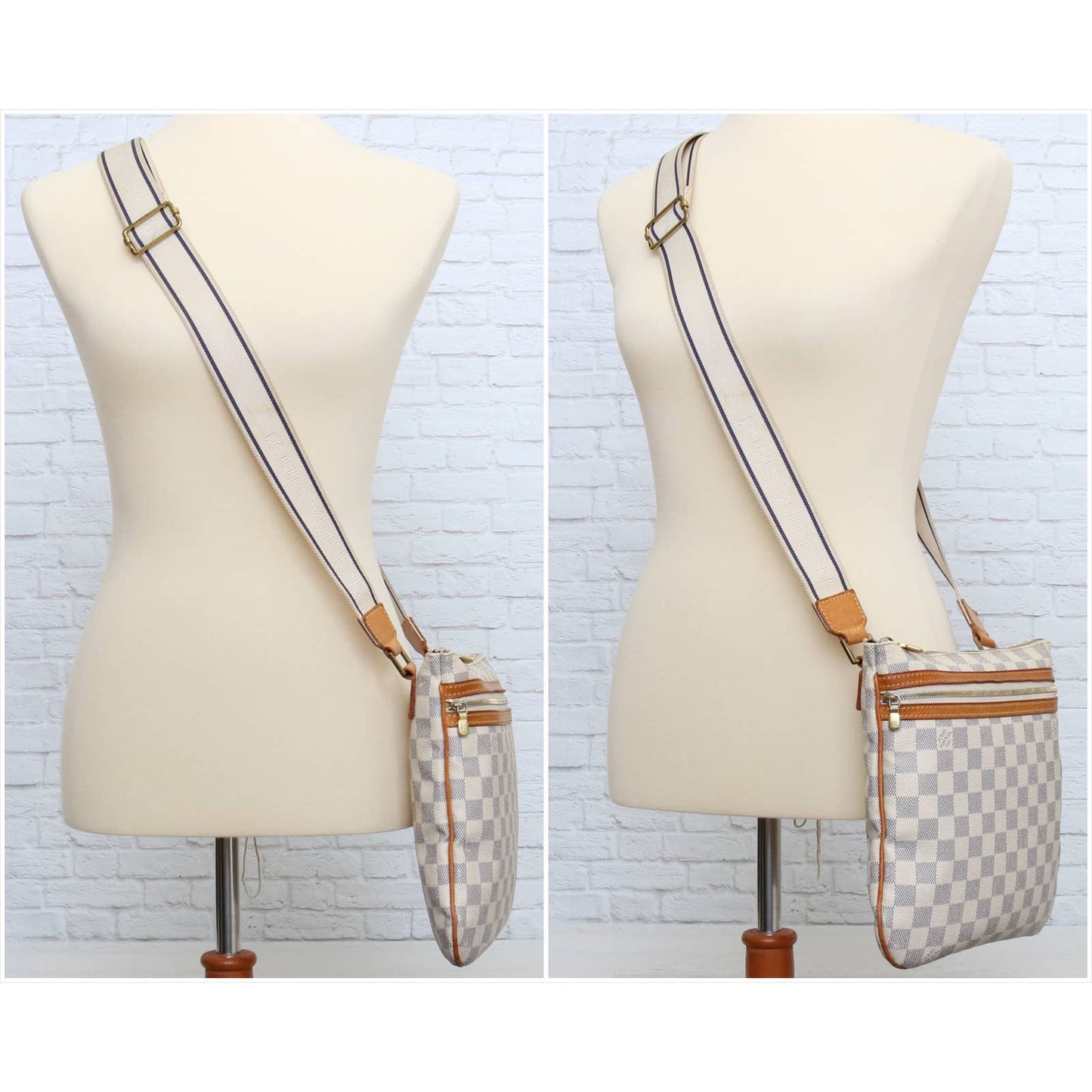 Louis Vuitton Pochette Bosphore Damier Azur Crossbody