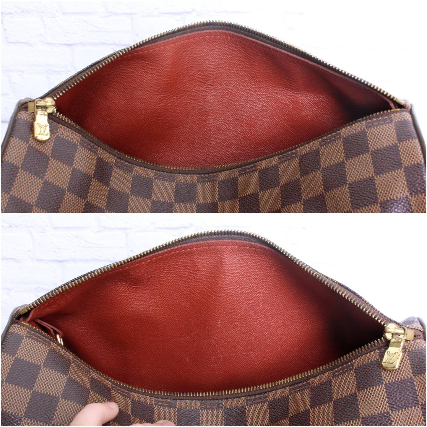 Louis Vuitton Papillon 30 Damier Ebene Shoulder Bag