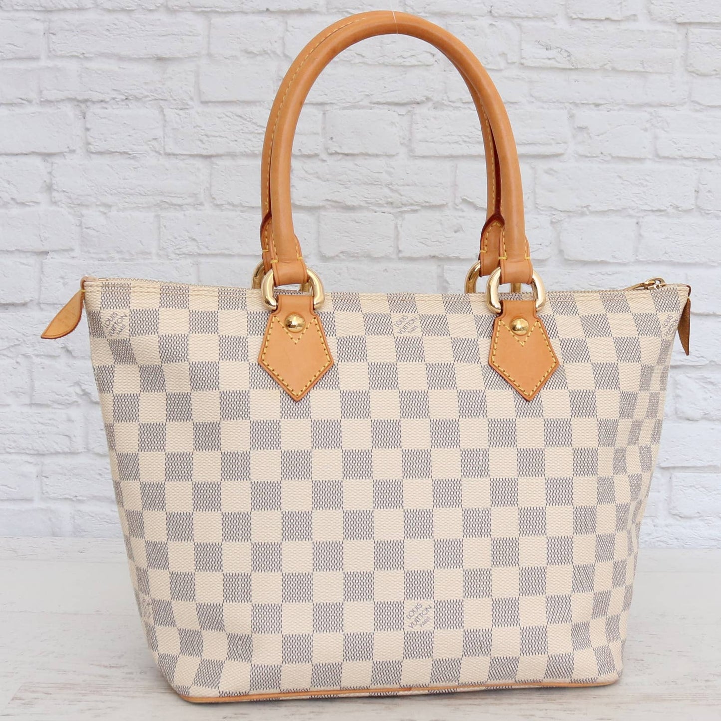 Louis Vuitton Saleya PM Tote Damier Azur Satchel