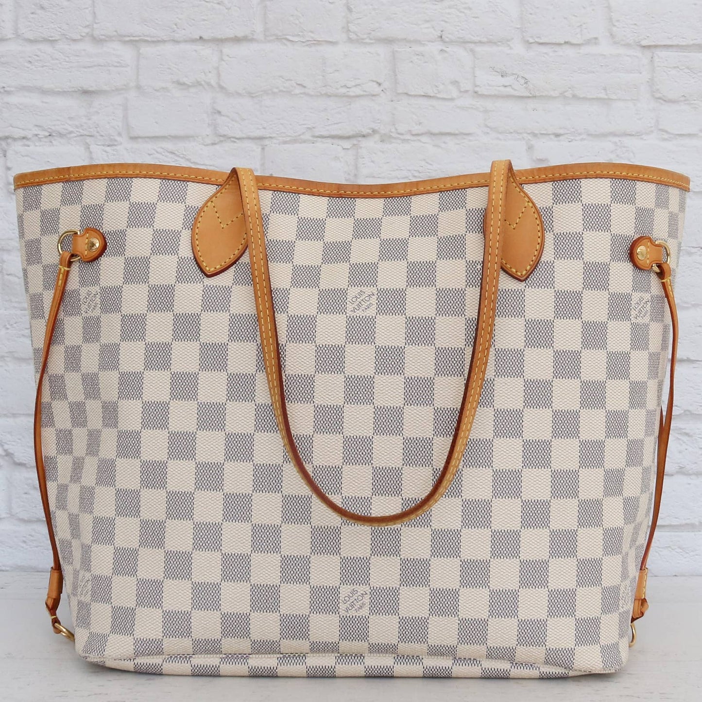 Louis Vuitton Neverfull MM Damier Azur Tote