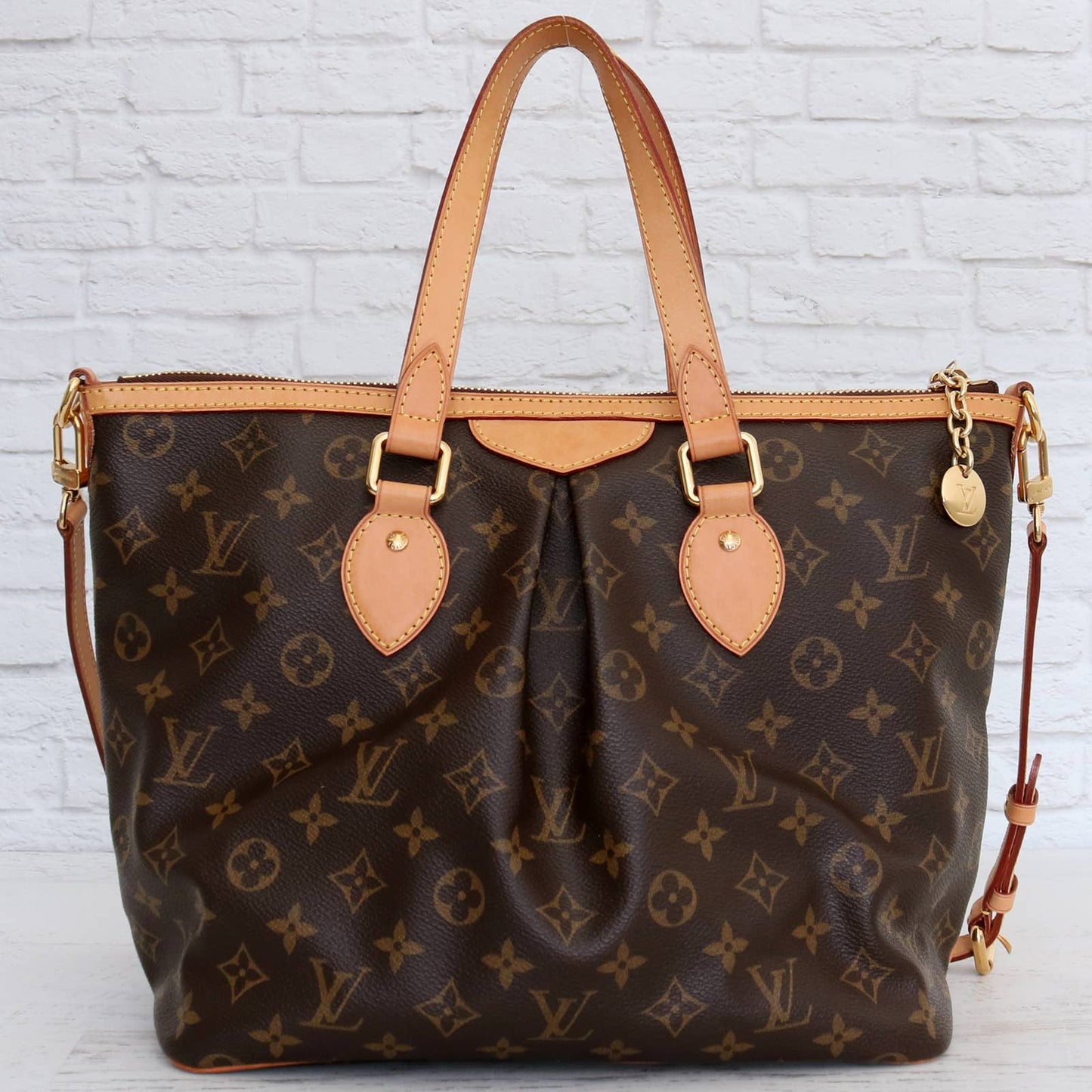 Louis Vuitton Palermo PM Monogram Purse Shoulder Bag Crossbody Tote LV