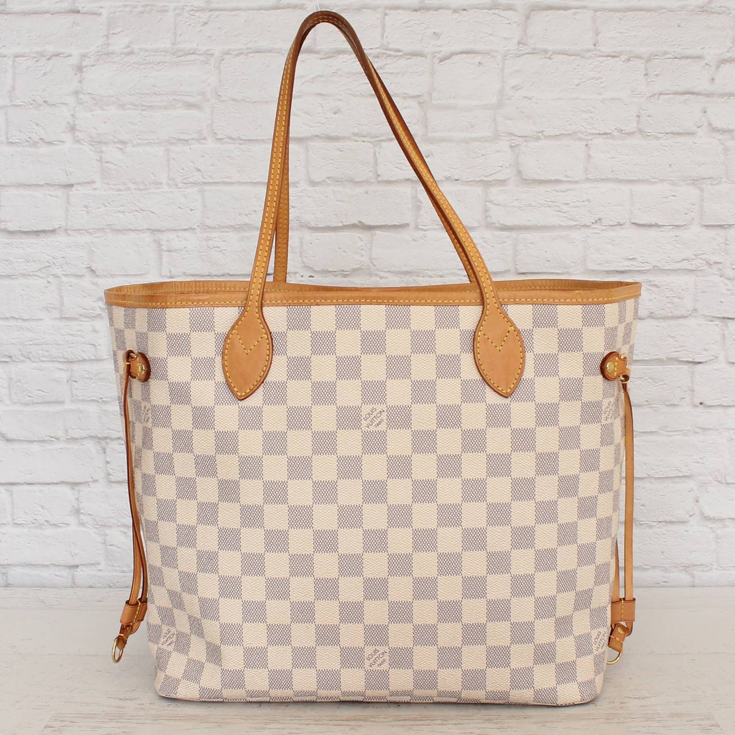 Louis Vuitton Neverfull MM Damier Azur Tote