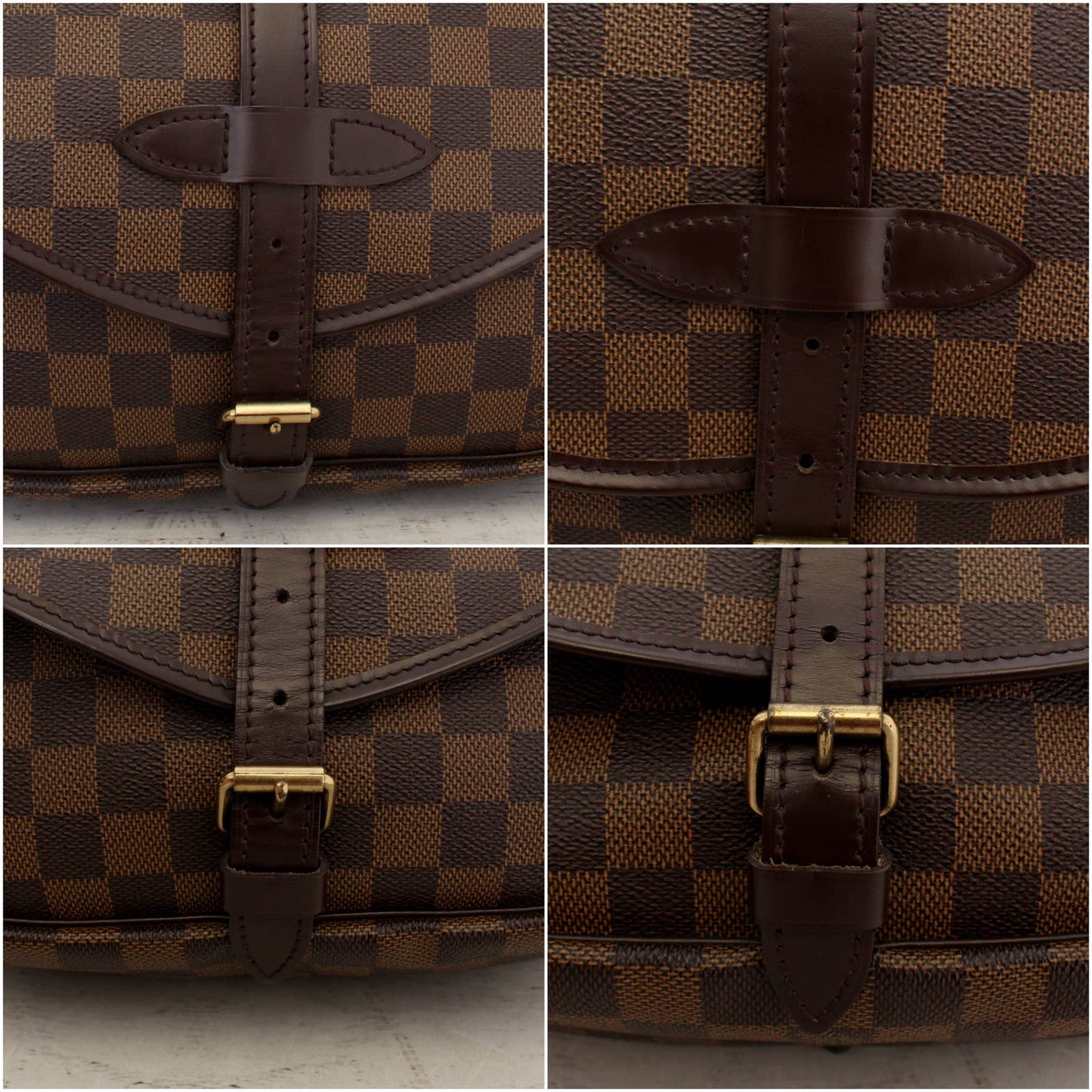 Louis Vuitton Saumur 30 Damier Ebene Crossbody