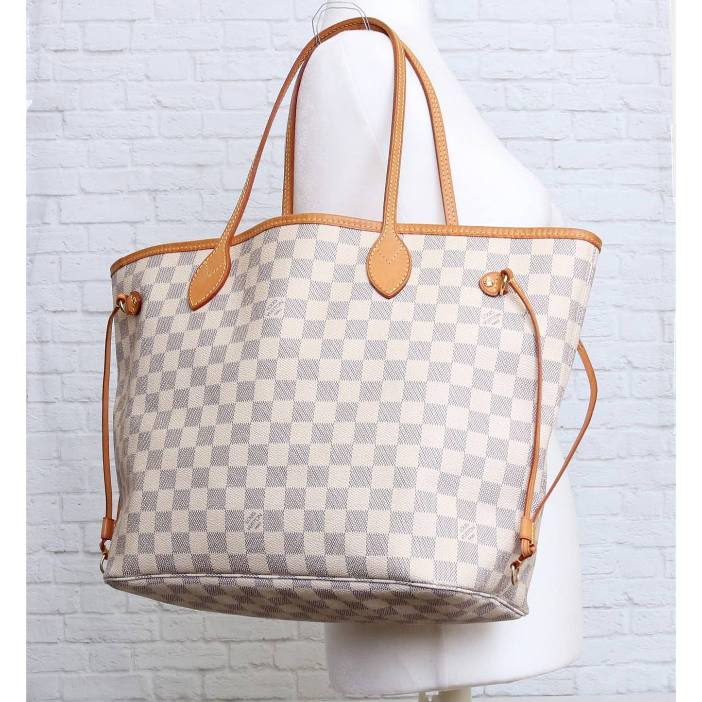 Louis Vuitton Neverfull MM Damier Azur Tote