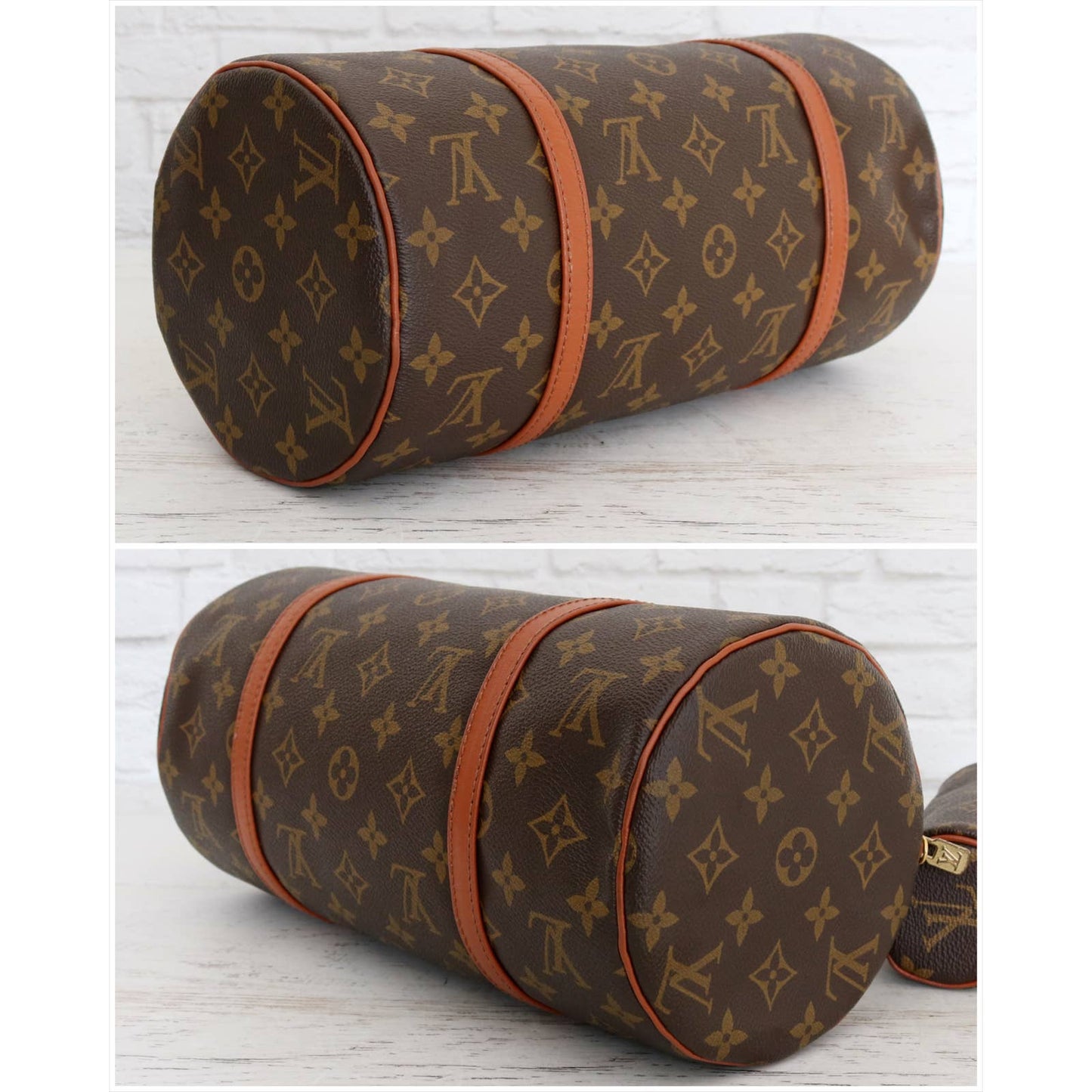 Louis Vuitton Papillon 30 Monogram with Pouch Satchel