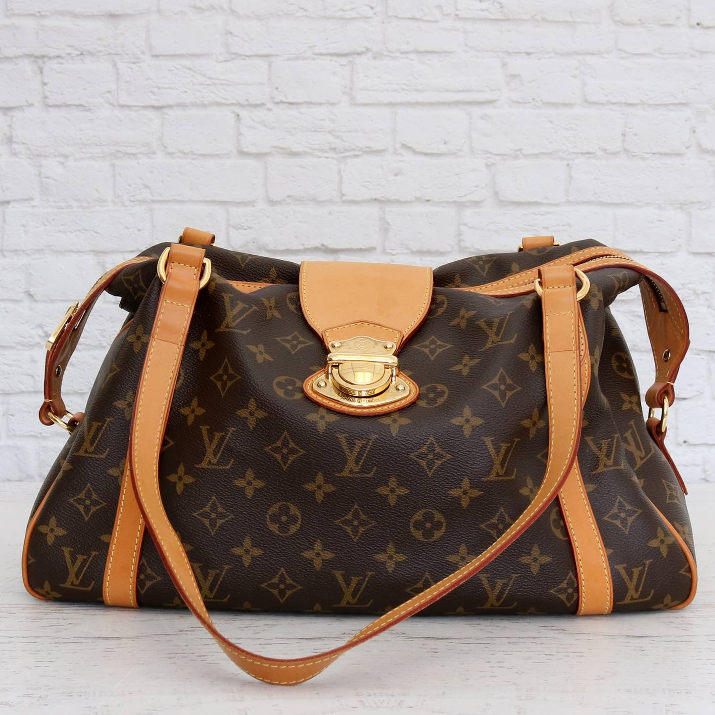 Louis Vuitton Stresa PM Monogram Shoulder Bag with Box