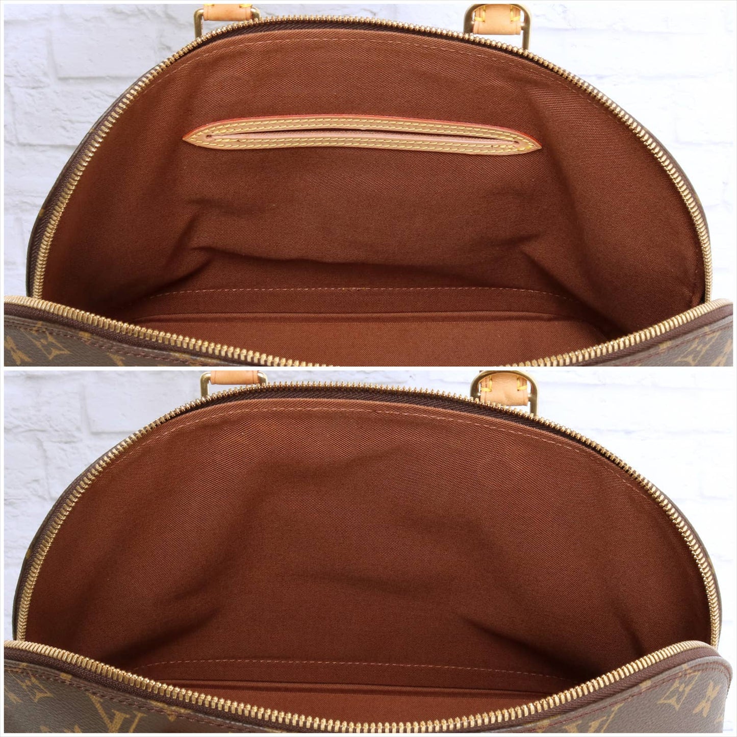 Louis Vuitton Alma MM Monogram Satchel with Dust Bag