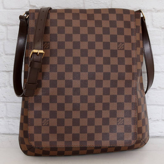 Louis Vuitton Musette GM Damier Ebene Large Crossbody