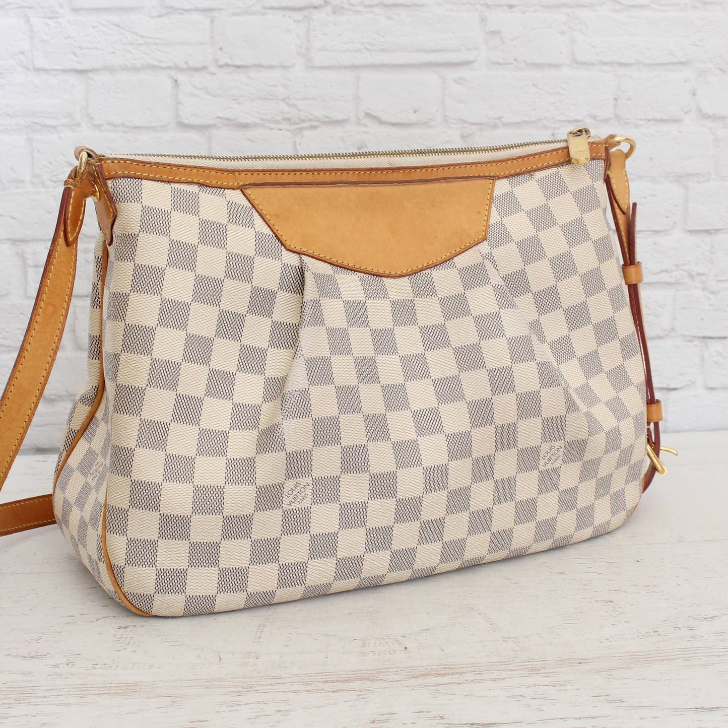 Louis Vuitton Siracusa MM Damier Azur Crossbody