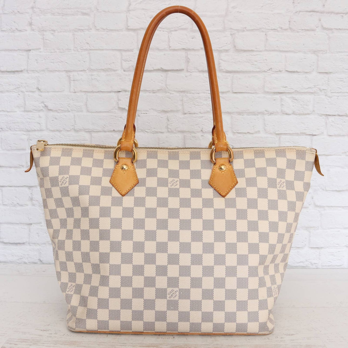 Louis Vuitton Saleya MM Damier Azur Tote