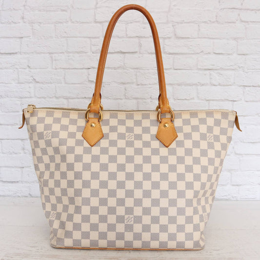 Louis Vuitton Saleya MM Damier Azur Tote