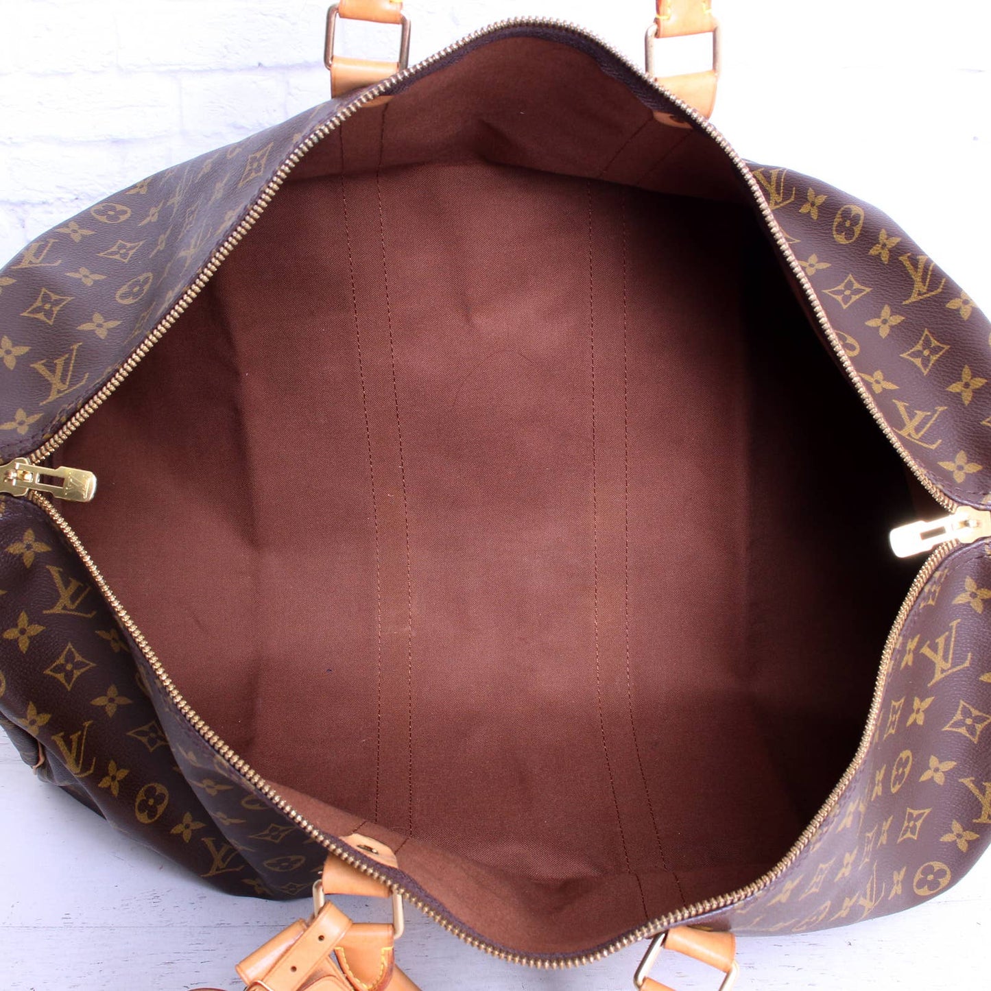 Louis Vuitton Keepall Bandouliere 55 Monogram Duffle Luggage Bag