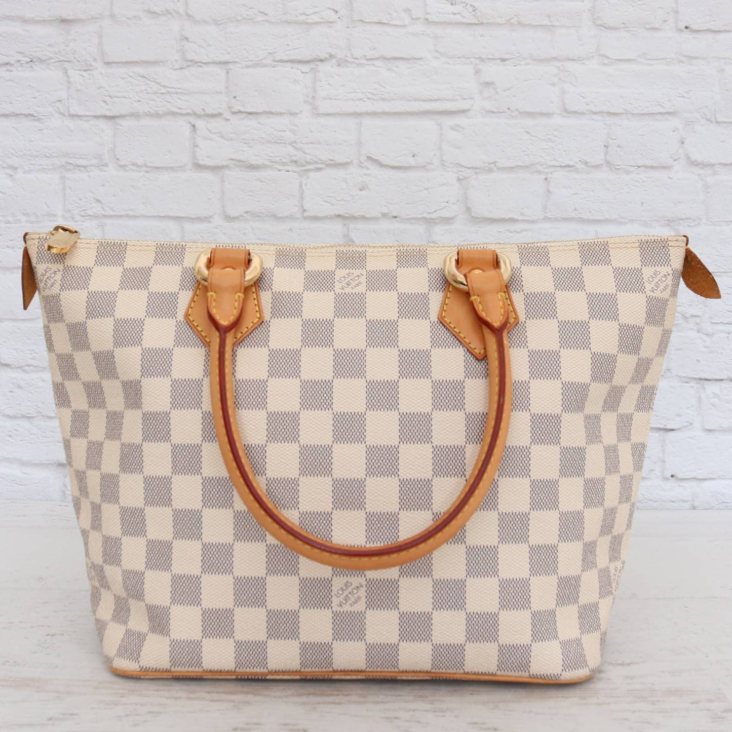 Louis Vuitton Saleya PM Tote Damier Azur Satchel