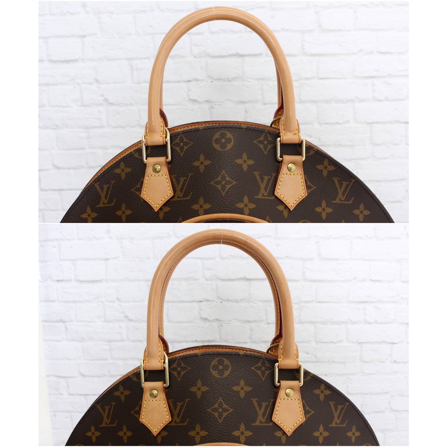 Louis Vuitton Ellipse MM Monogram Satchel Large