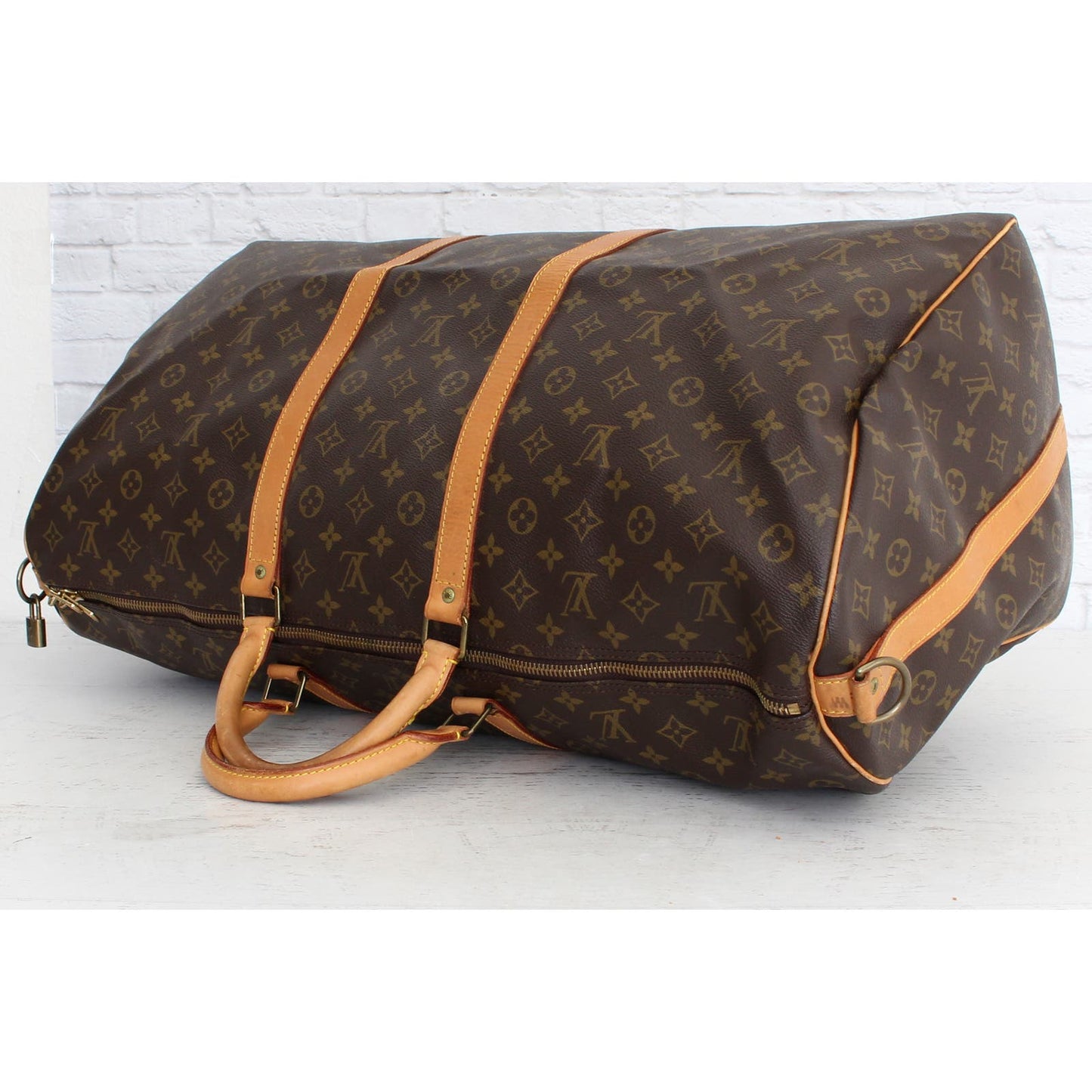 Louis Vuitton Keepall 60 Bandouliere Monogram Duffle Luggage Travel