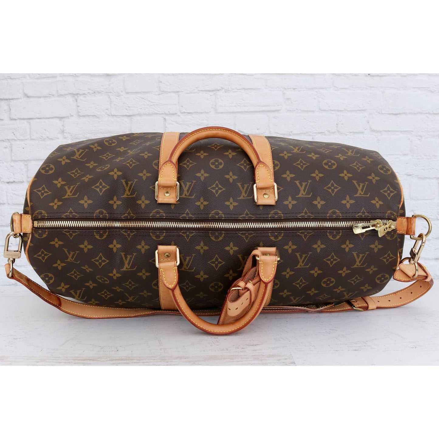 Louis Vuitton Keepall Bandouliere 50 Monogram Satchel & Shoulder Bag