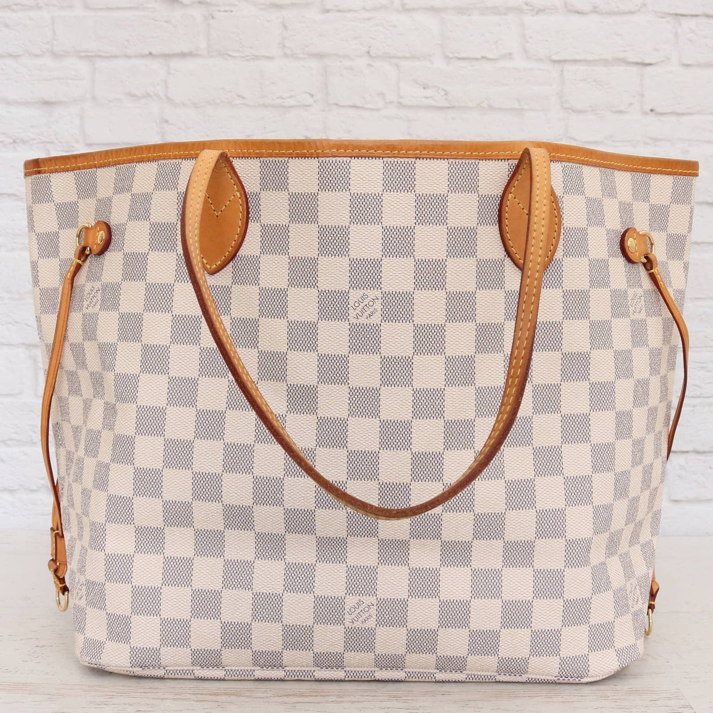 Louis Vuitton Neverfull MM Damier Azur Tote