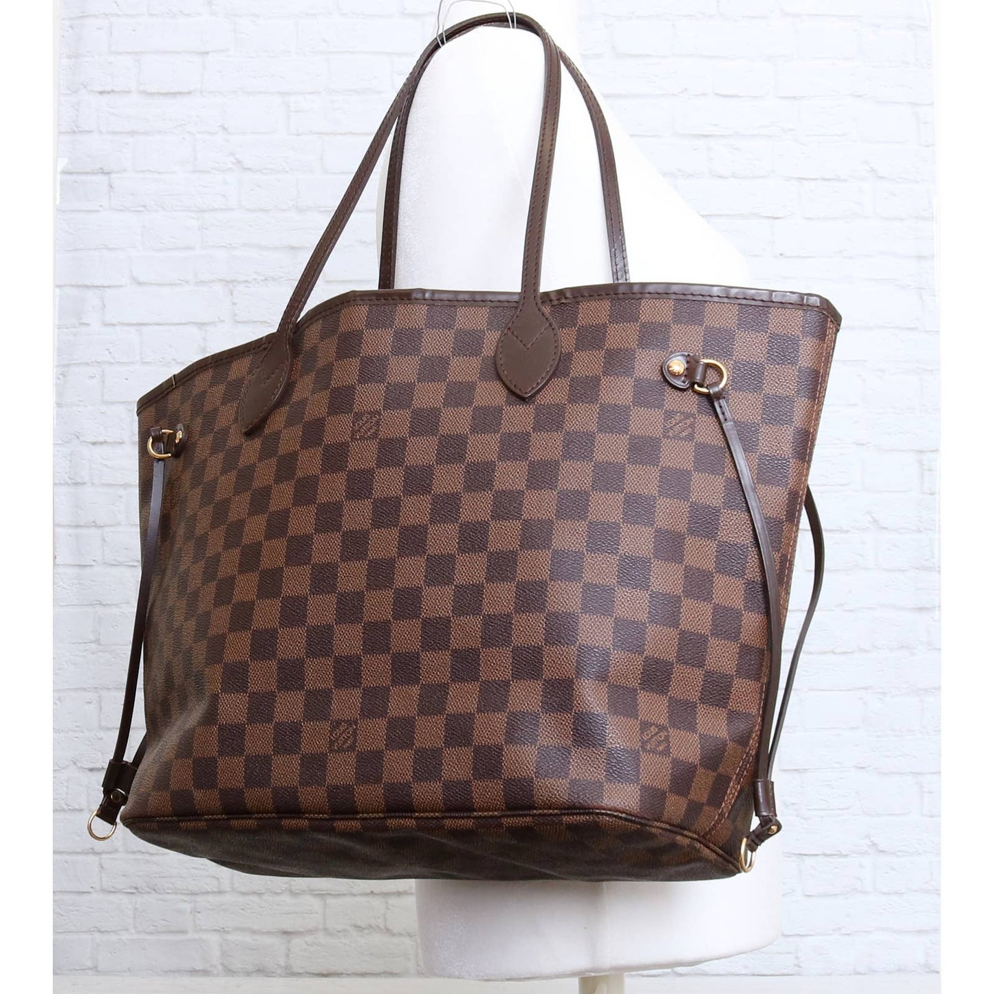 Louis Vuitton Neverfull MM Damier Ebene Tote