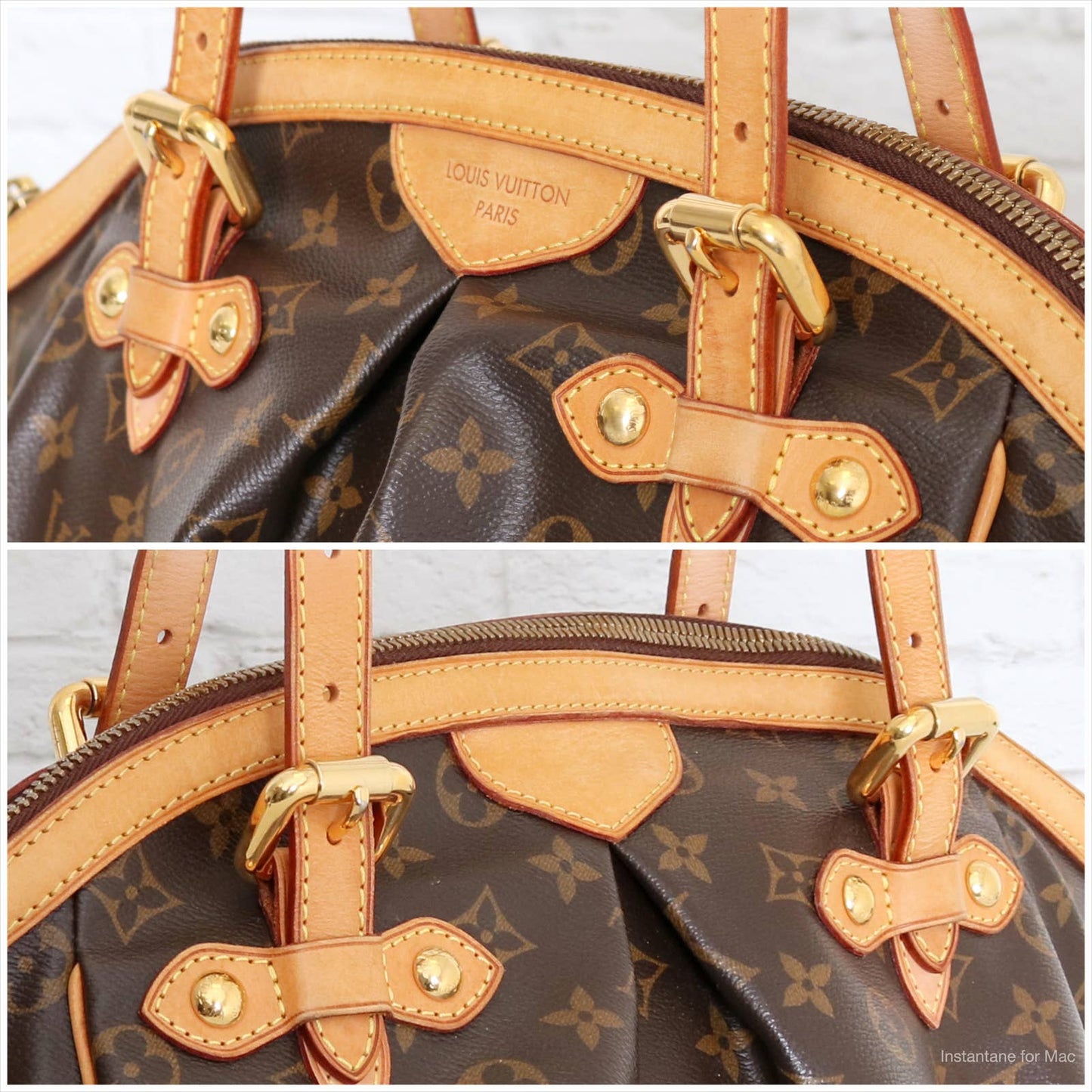 Louis Vuitton Tivoli GM Monogram Shoulder Bag Large Tote