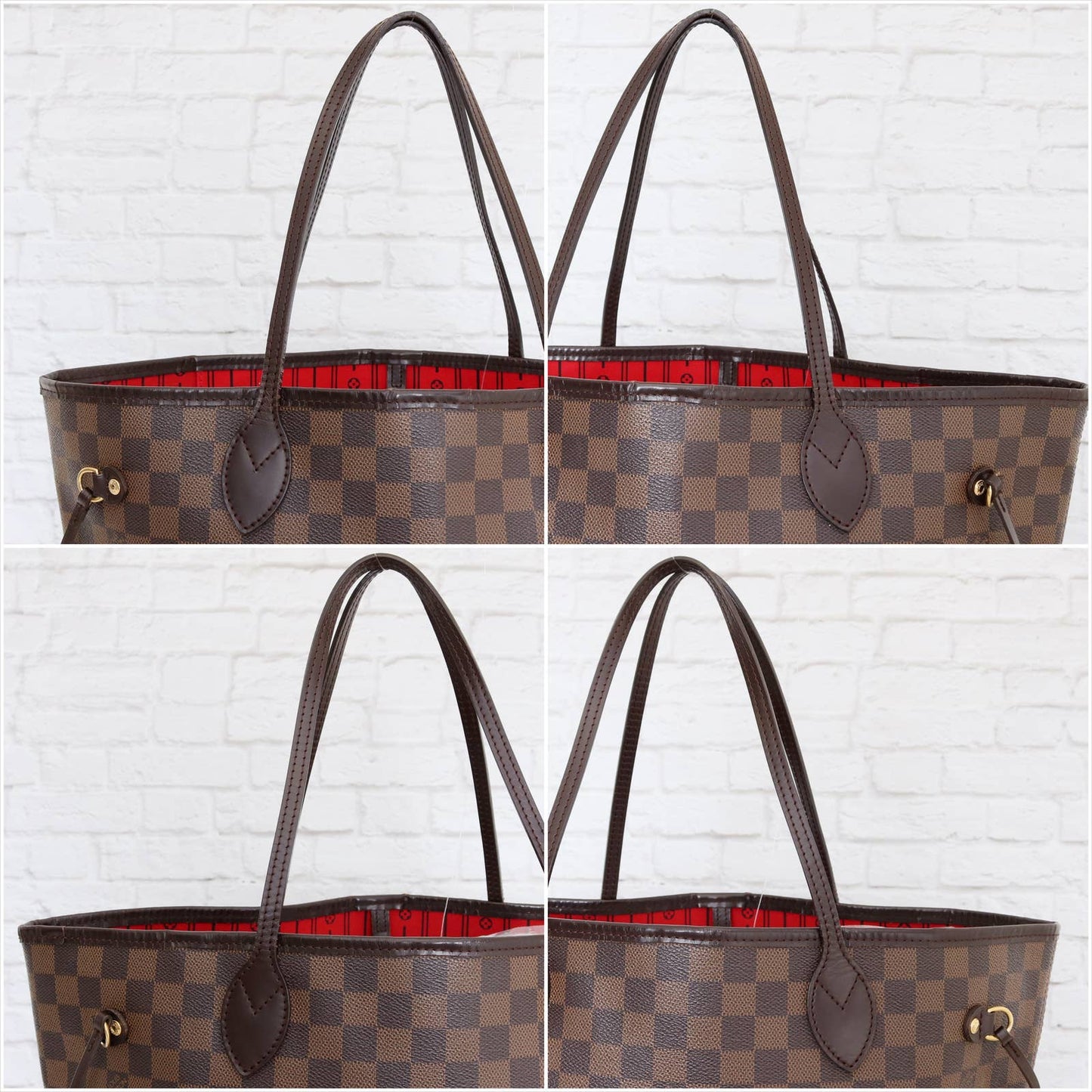 Louis Vuitton Neverfull MM Damier Ebene Tote