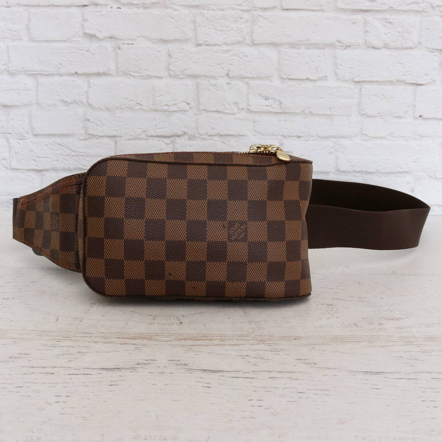 Louis Vuitton Geronimos Damier Ebene Sling Waist Bumbag