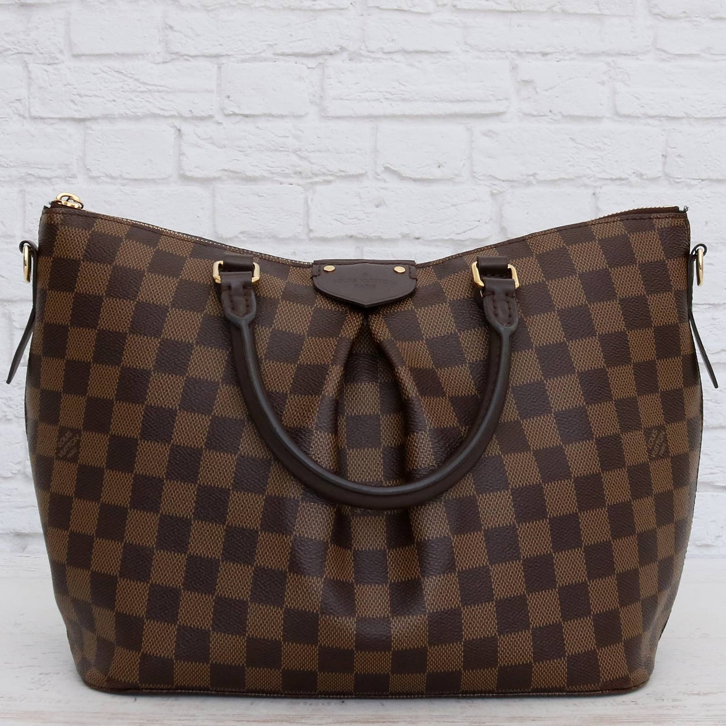 Louis Vuitton Siena MM Damier Ebene Satchel Crossbody