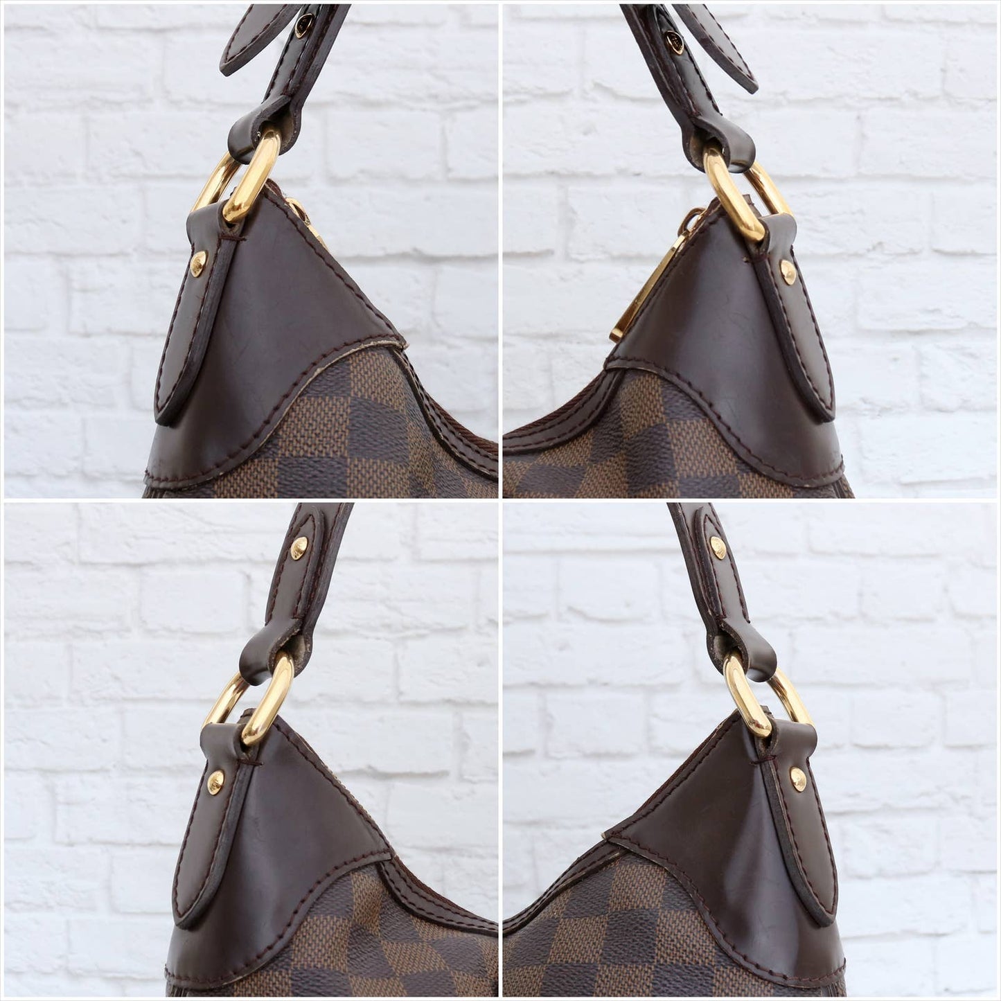 Louis Vuitton Thames GM Damier Ebene Hobo Shoulder Bag