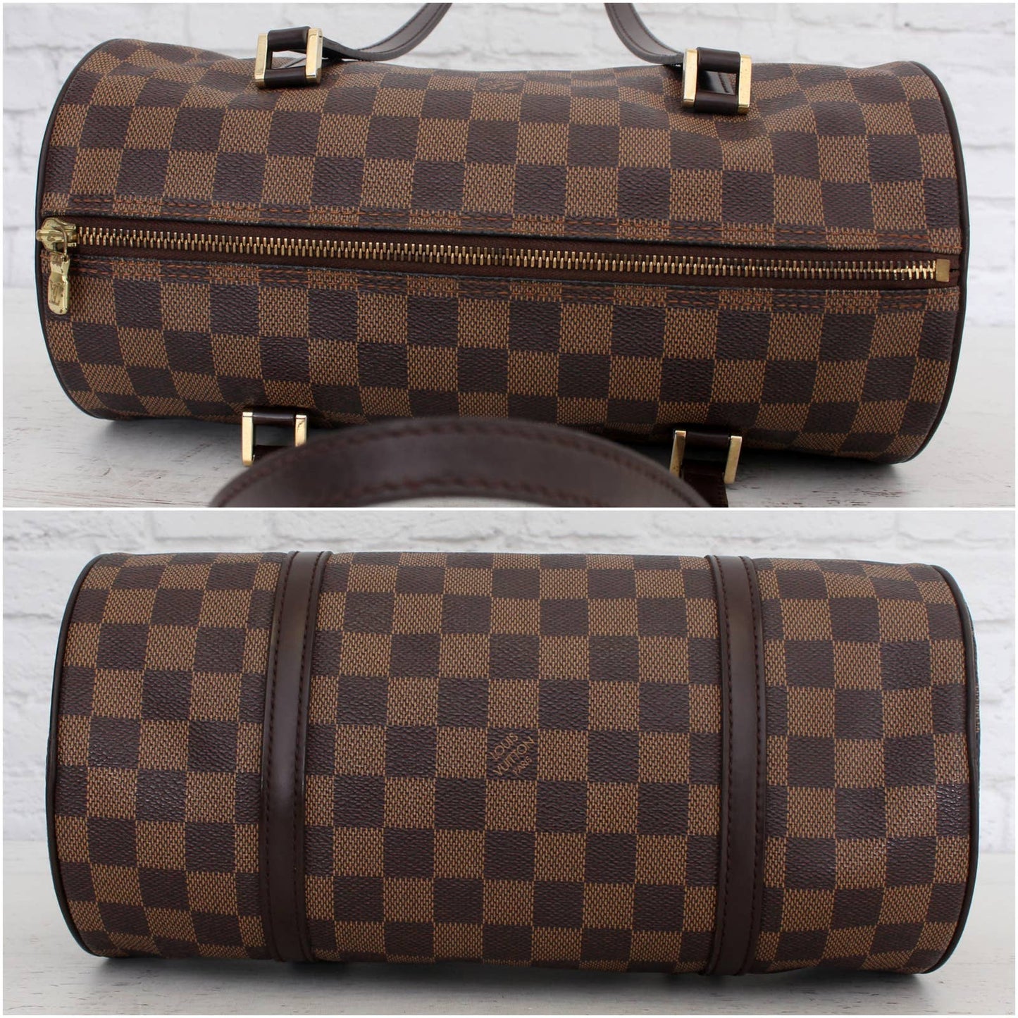 Louis Vuitton Papillon 30 Damier Ebene Shoulder Bag