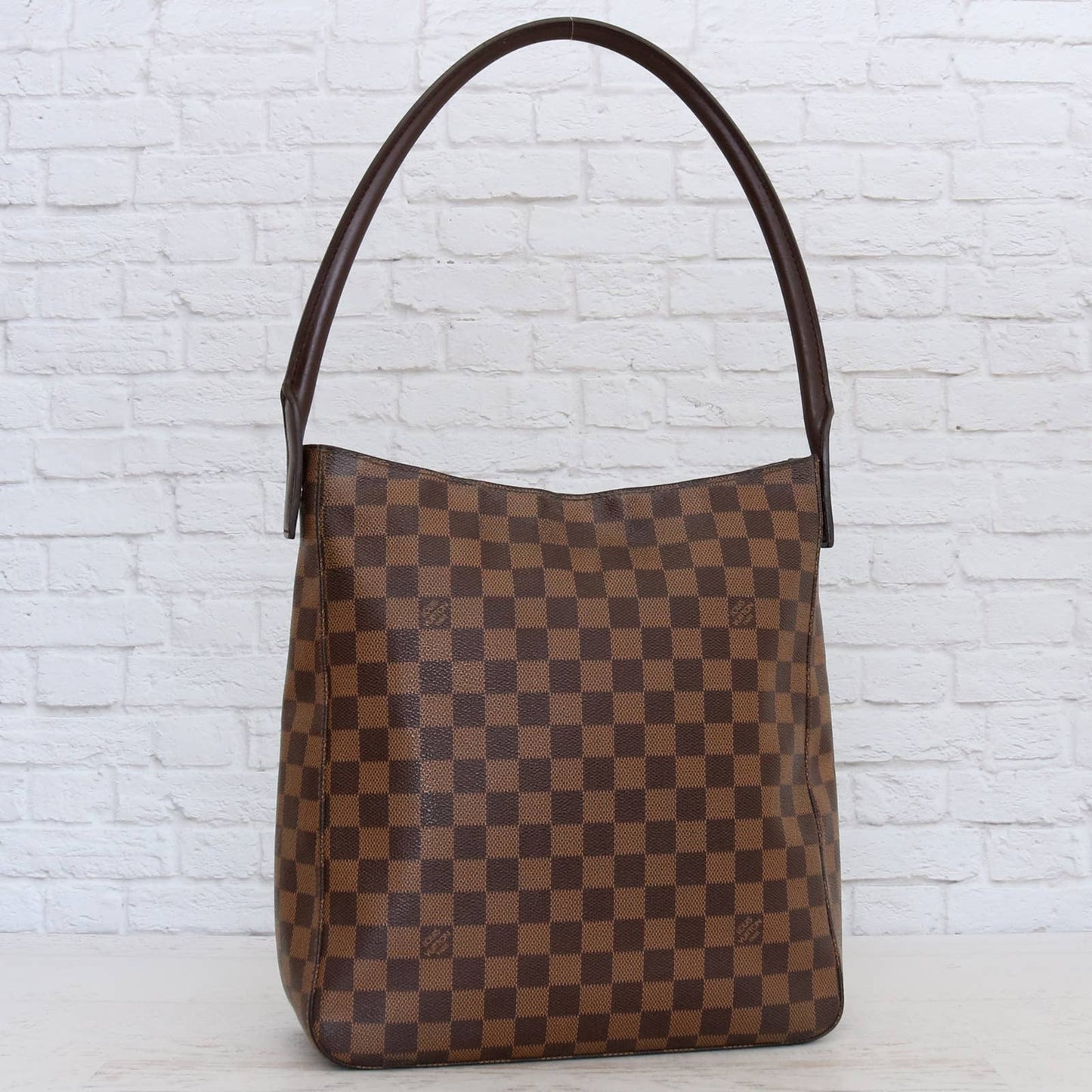 Louis Vuitton Looping GM Damier Ebene Tote Shoulder Bag