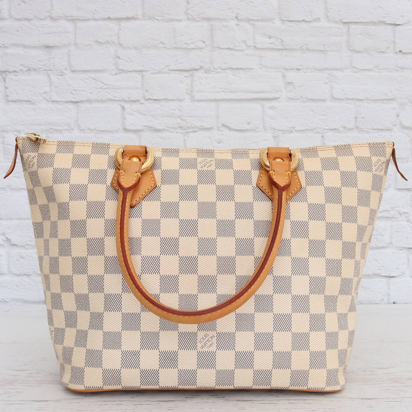 Louis Vuitton Saleya PM Tote Damier Azur Satchel