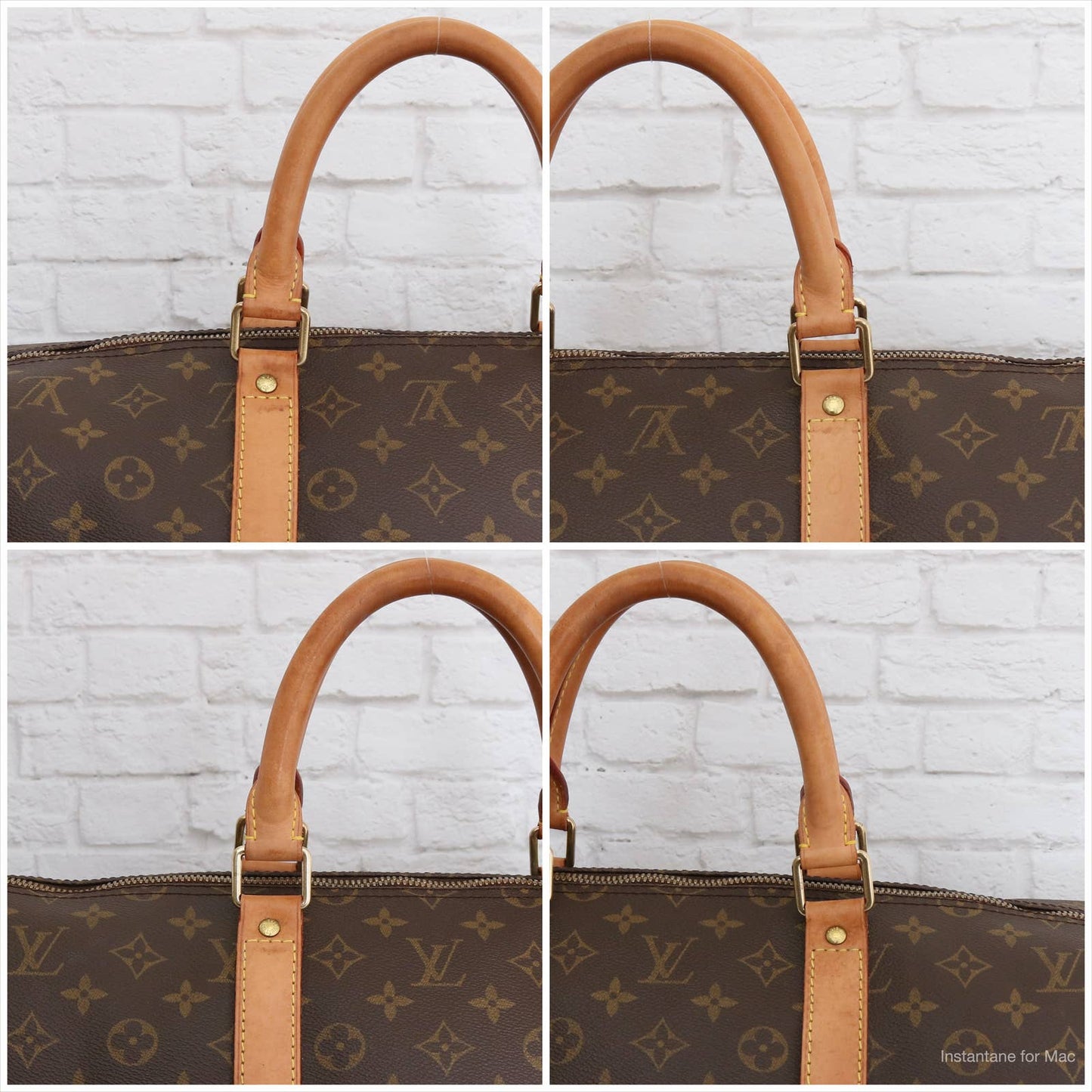 Louis Vuitton Keepall Bandoulière 55 Monogram Duffle Bag With Strap