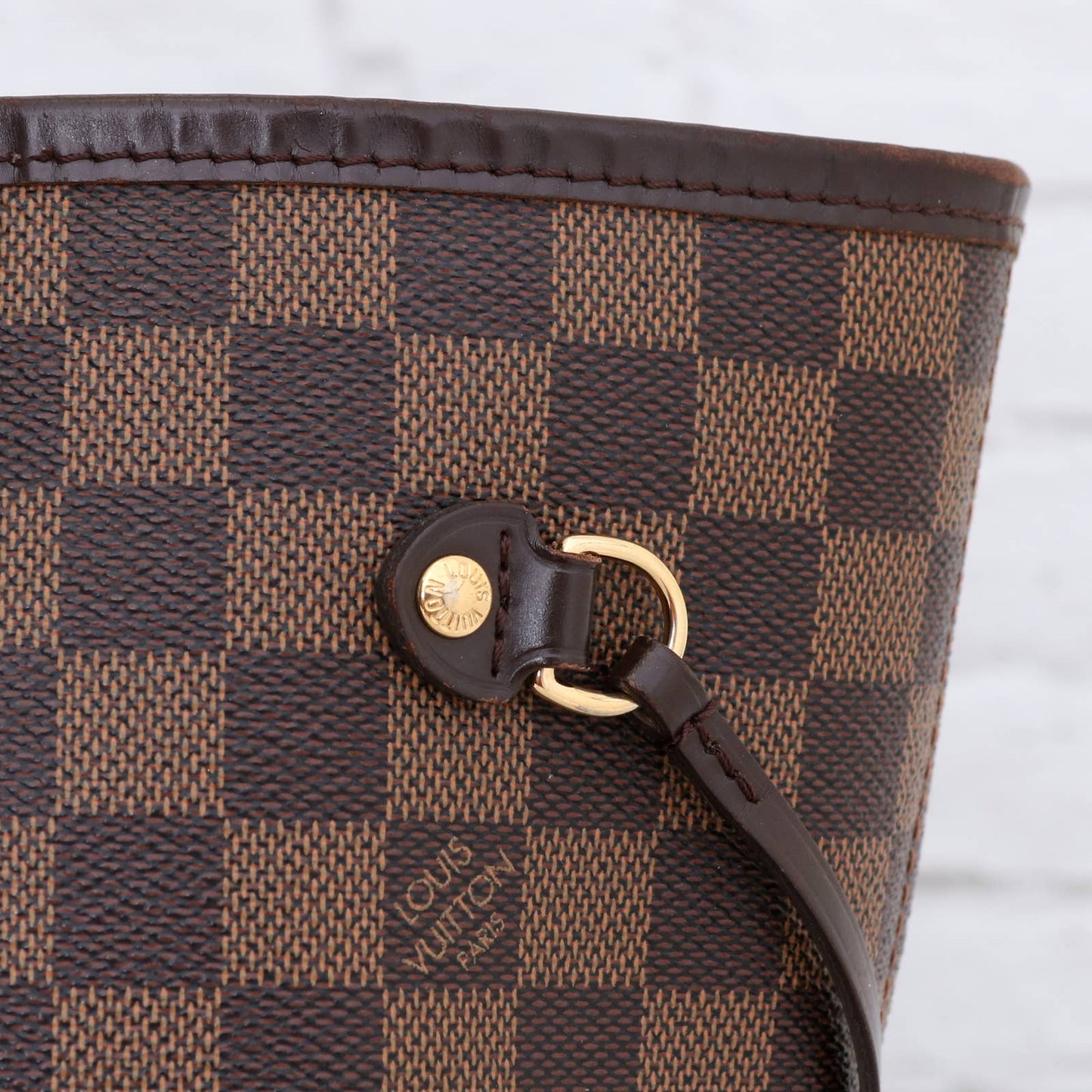 Louis Vuitton Neverfull MM Damier Ebene Tote