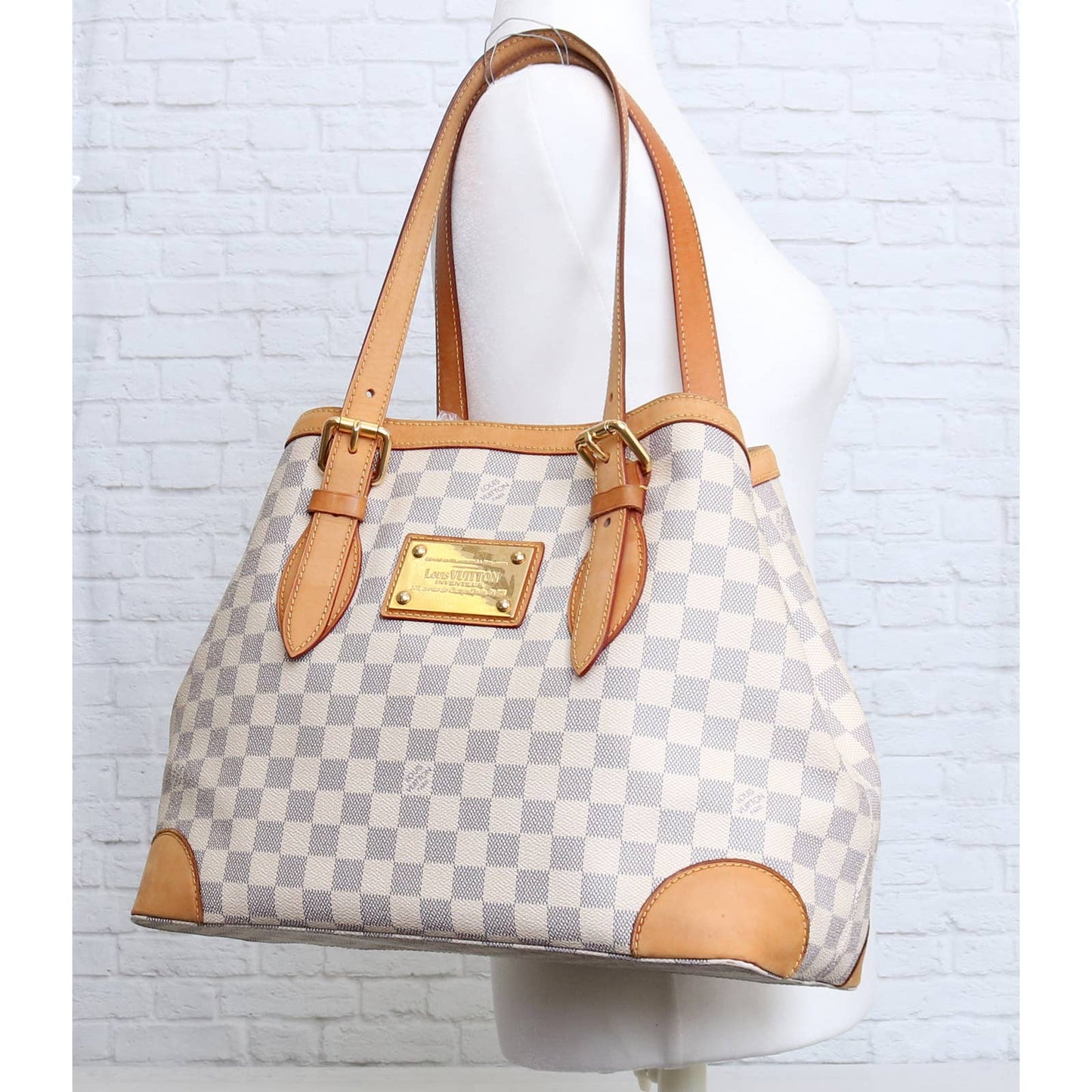 Louis Vuitton Hampstead MM Damier Azur Tote