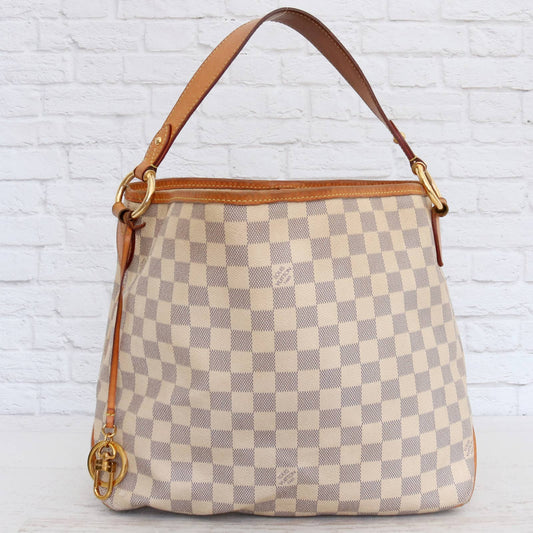 Louis Vuitton Delightful PM Damier Azur Shoulder Bag