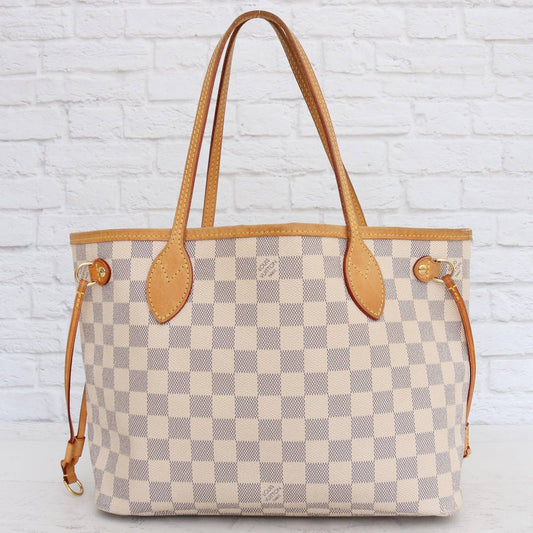 Louis Vuitton Neverfull PM Damier Azur Tote