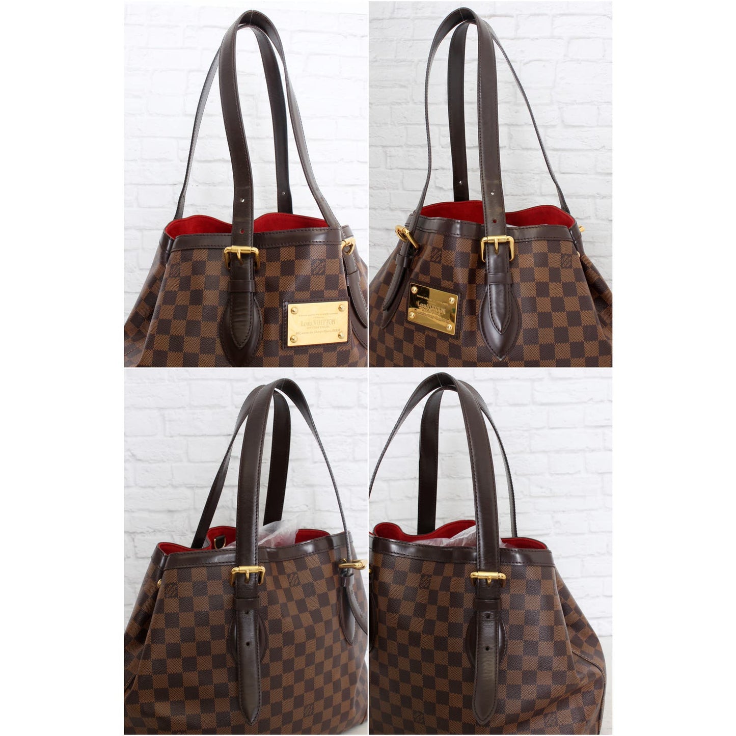 Louis Vuitton Hampstead MM Damier Ebene Tote