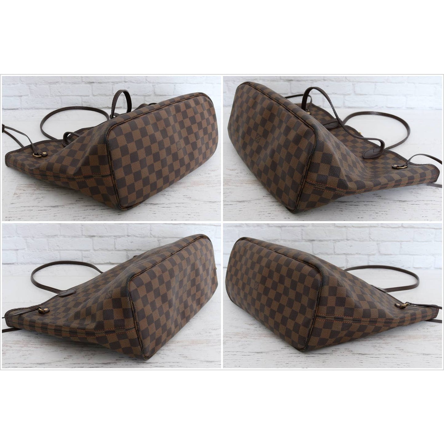 Louis Vuitton Neverfull MM Damier Ebene Tote