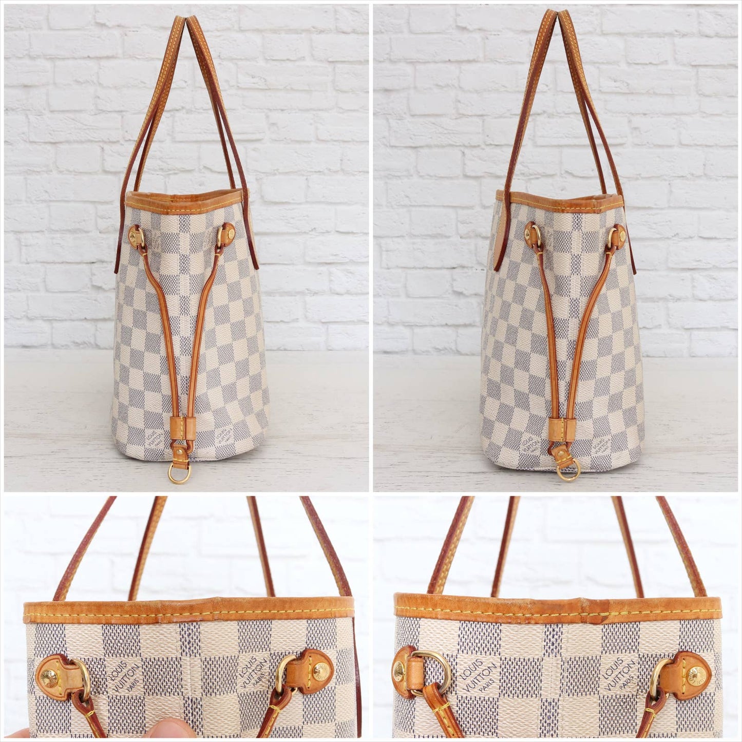 Louis Vuitton Neverfull PM Damier Azur Small Tote