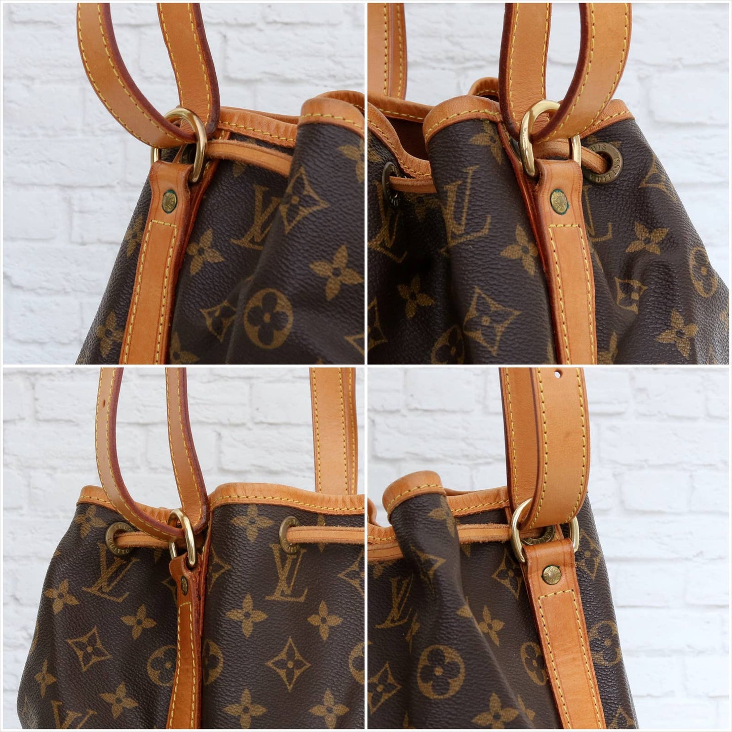 Louis Vuitton Petit Noé Monogram Shoulder Bag Bucket Bag