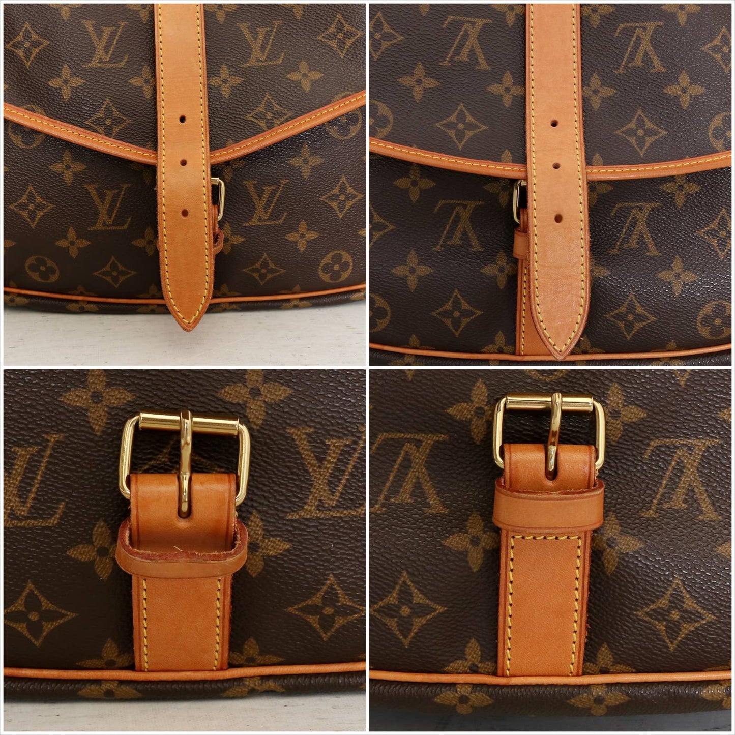 Louis Vuitton Saumur 35 Monogram Crossbody & Shoulder Bag