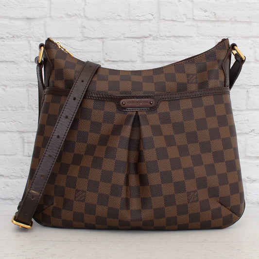 Louis Vuitton Bloomsbury PM Crossbody Damier Ebene Brown Leather Purse