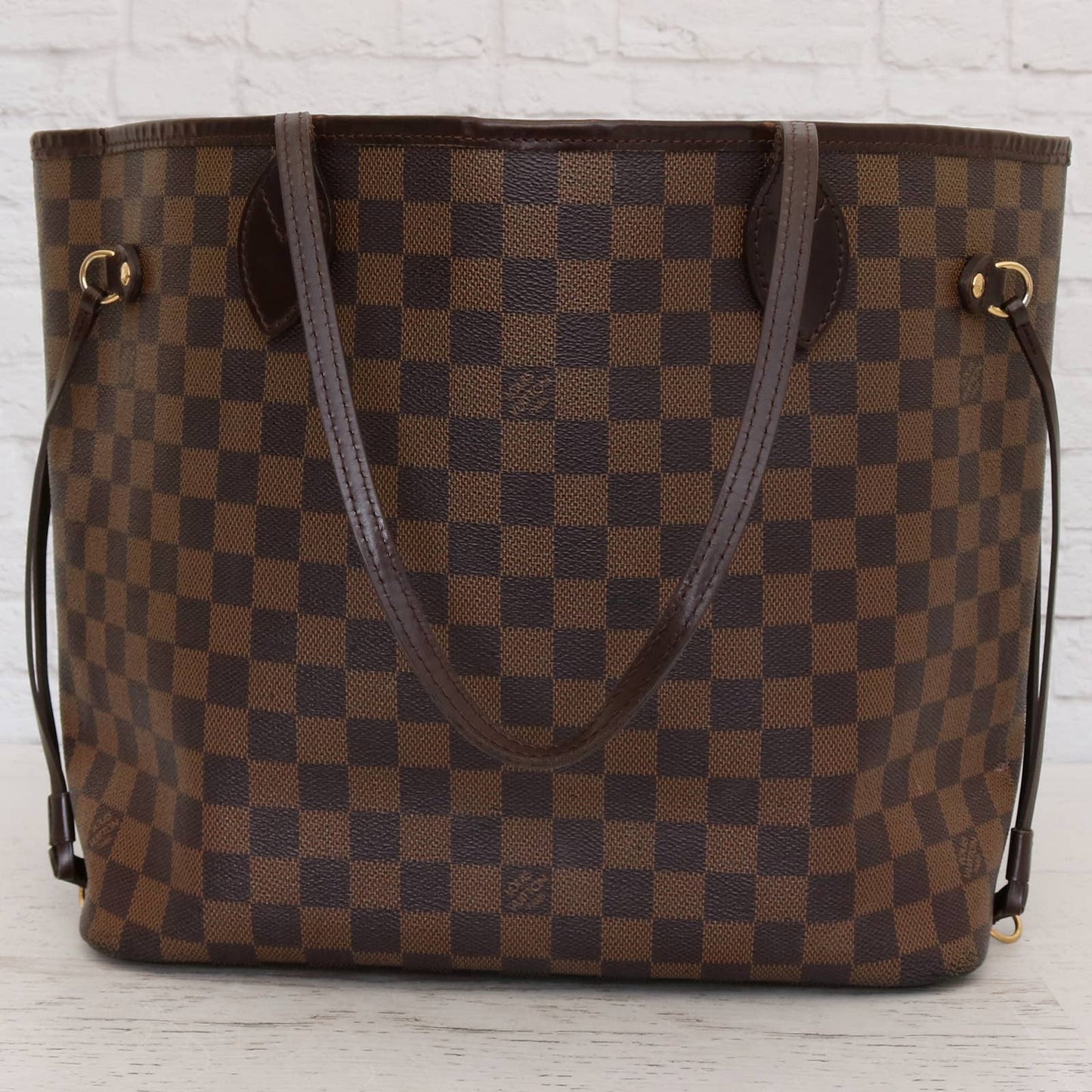 Louis Vuitton Neverfull MM Damier Ebene Tote