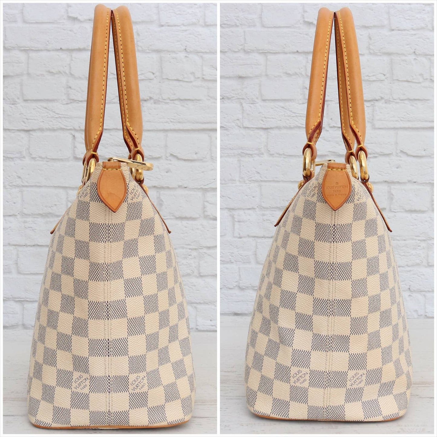 Louis Vuitton Saleya PM Tote Damier Azur Satchel