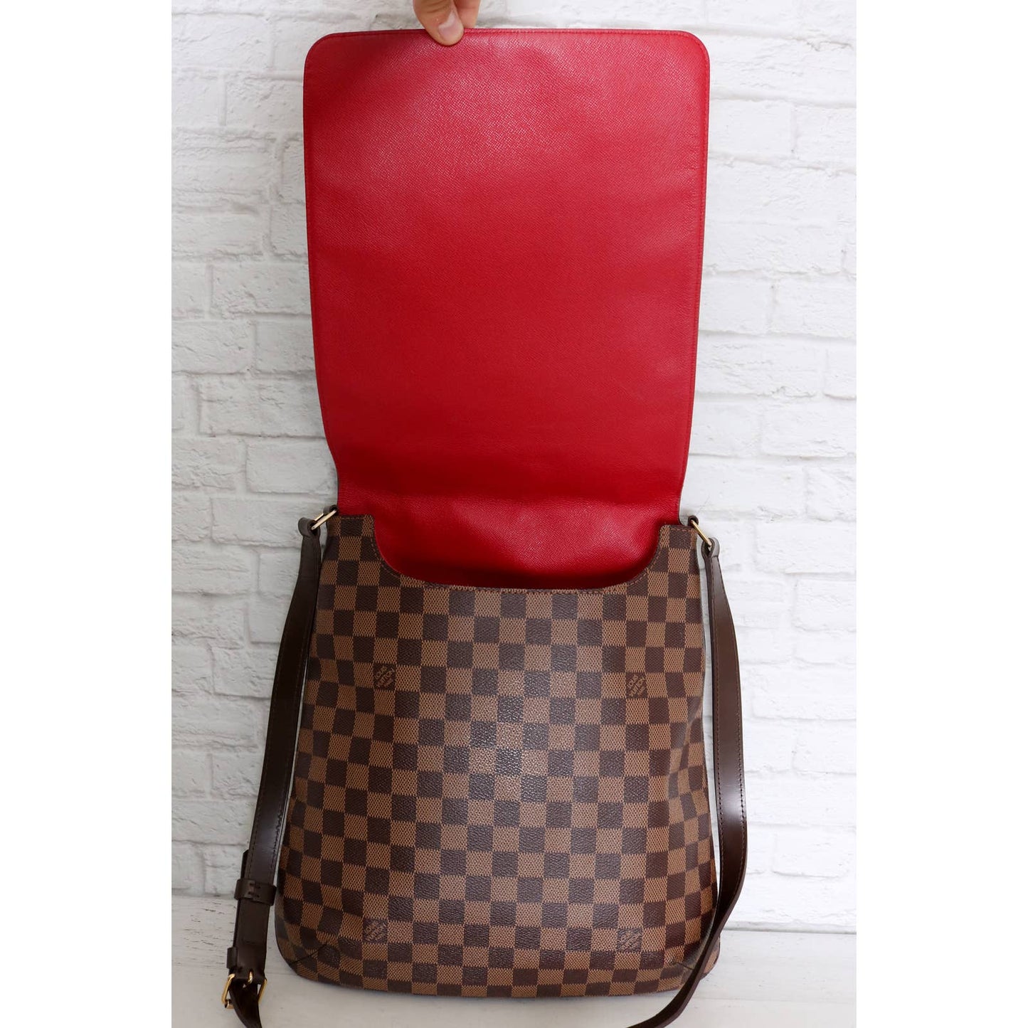 Louis Vuitton Musette GM Damier Ebene Large Crossbody