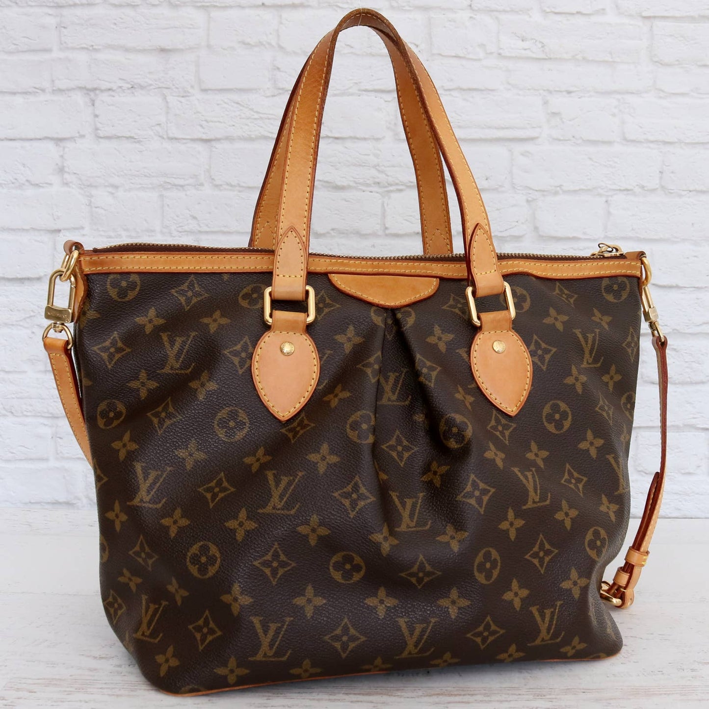 Louis Vuitton Palermo PM Monogram Purse Shoulder Bag & Crossbody