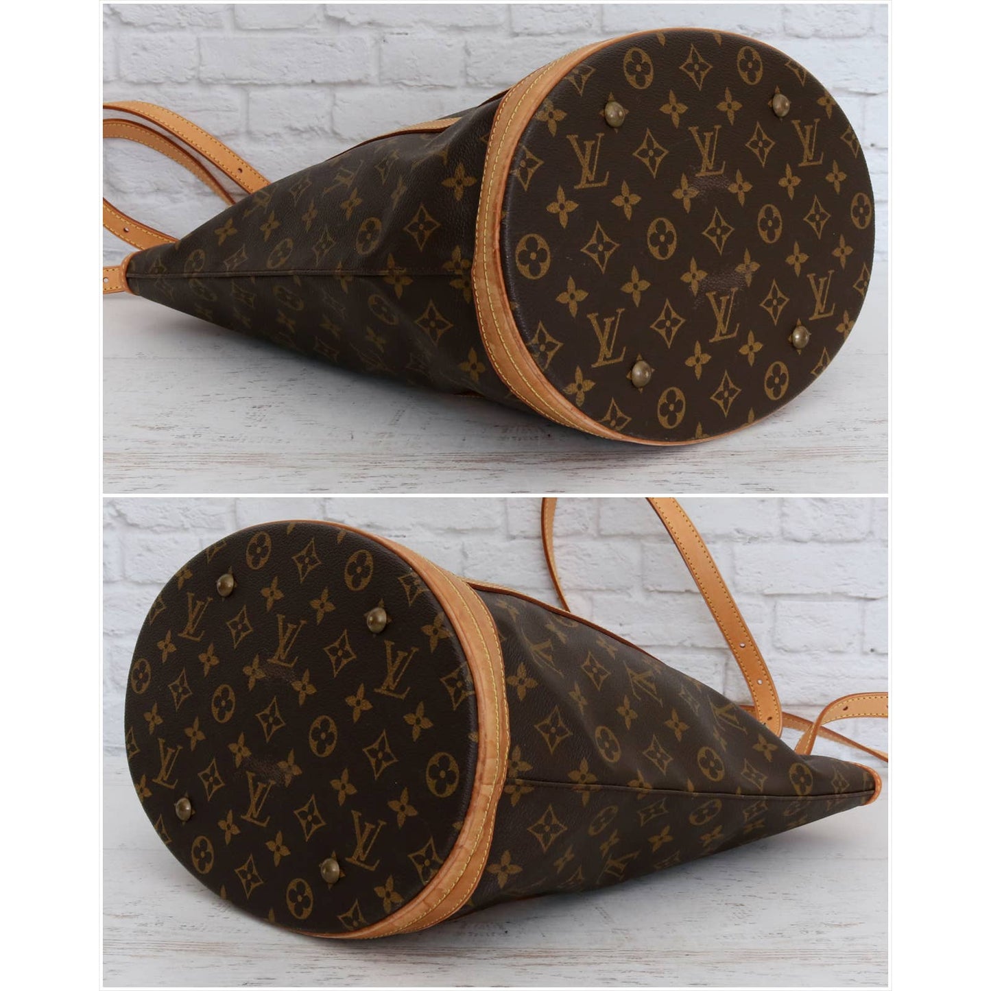 Louis Vuitton Bucket GM 27 Monogram Shoulder Bag Bucket Purse LV