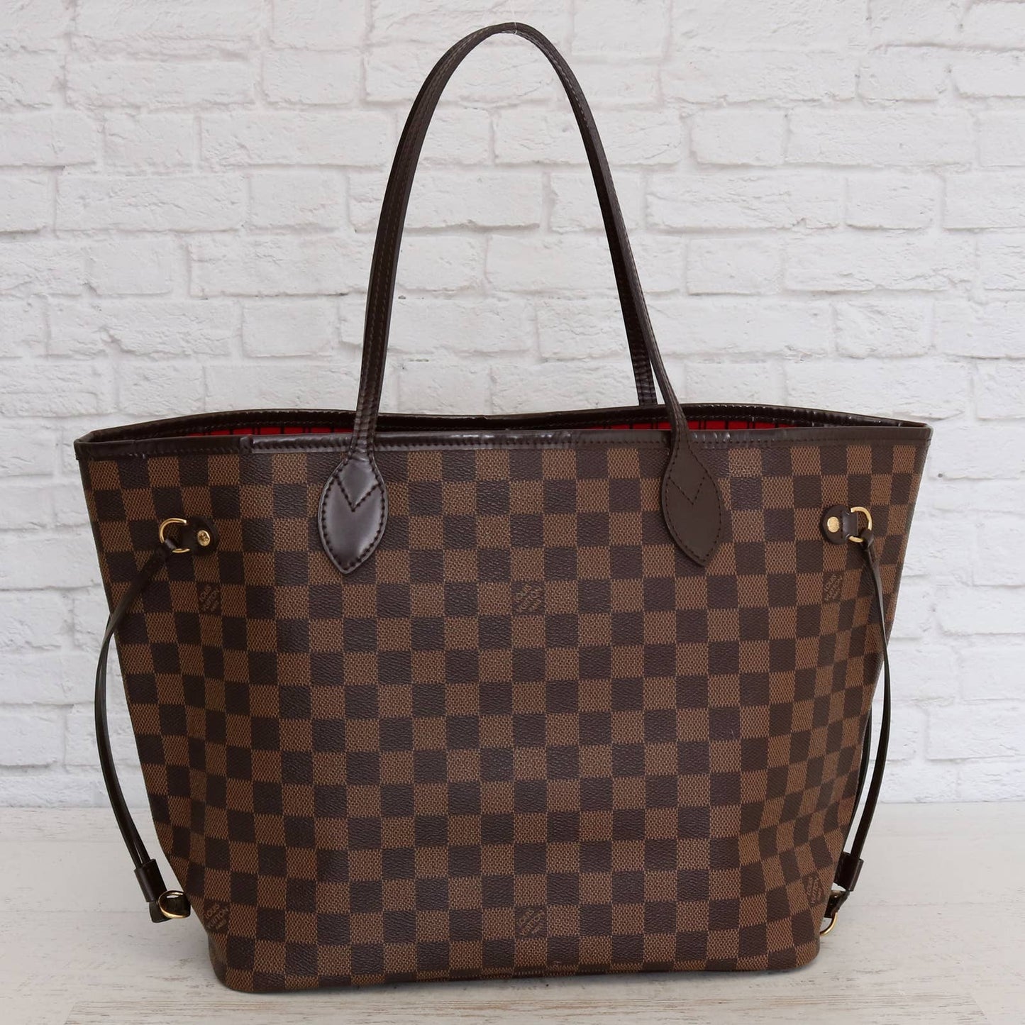 Louis Vuitton Neverfull MM Damier Ebene Tote